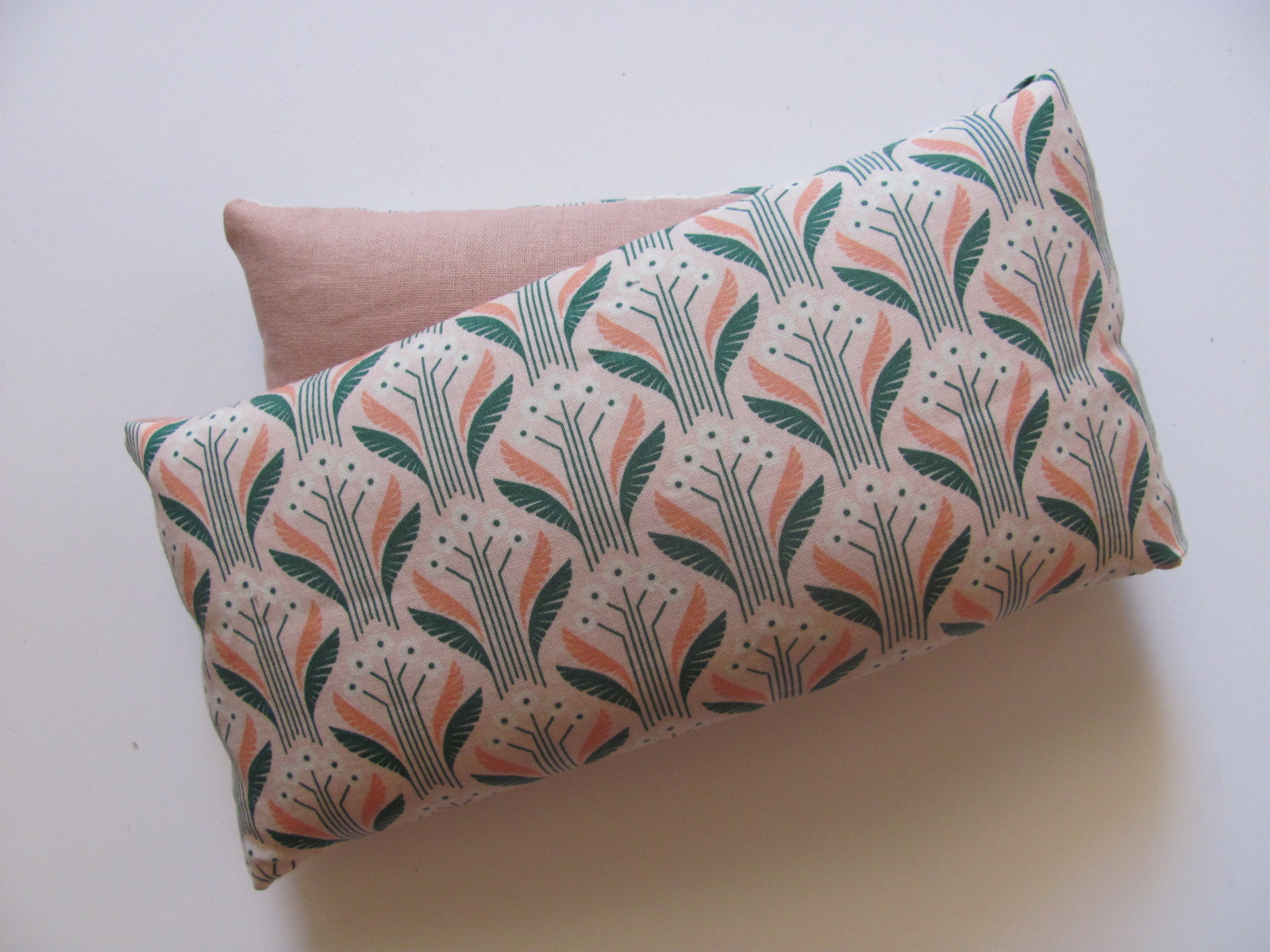 Pink And Green Mod Floral Aromatherapy Pillow Fastsoft Press